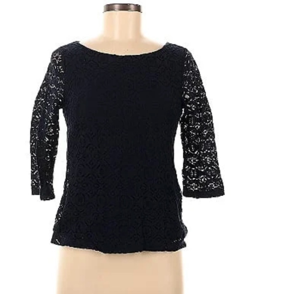 💜 Banana Republic Layered Lace Blouse